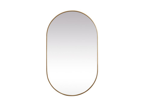 Elegant Lighting - MR2A3660BRS - Mirror - Asha - Brass