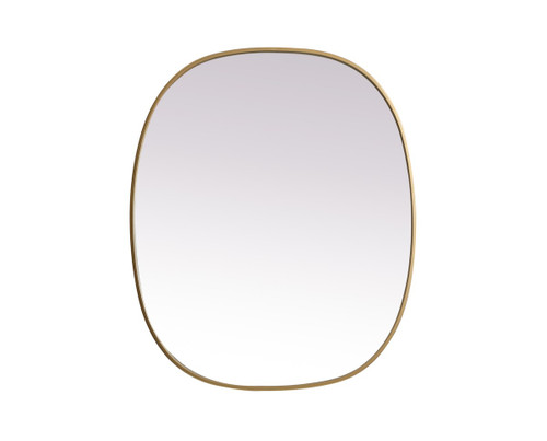 Elegant Lighting - MR2B3036BRS - Mirror - Brynn - Brass