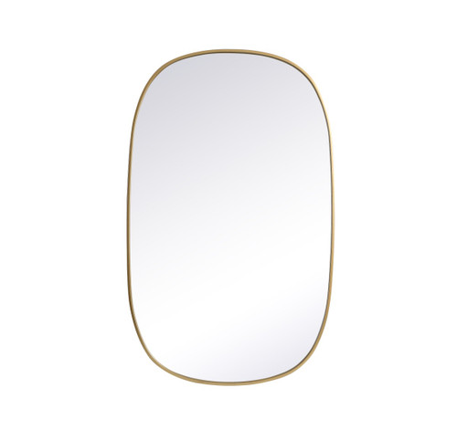Elegant Lighting - MR2B3048BRS - Mirror - Brynn - Brass