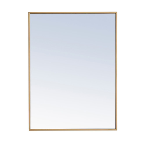 Elegant Lighting - MR4072BR - Mirror - Monet - Brass