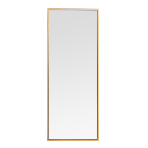 Elegant Lighting - MR41436BR - Mirror - Monet - Brass