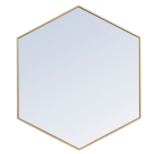 Elegant Lighting - MR4541BR - Mirror - Decker - Brass