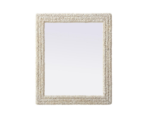 Elegant Lighting - MR4A3036LN - Mirror - Marlowe - Linen White