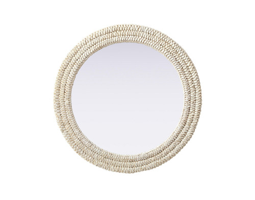 Elegant Lighting - MR4B30LN - Mirror - Marlowe - Linen White