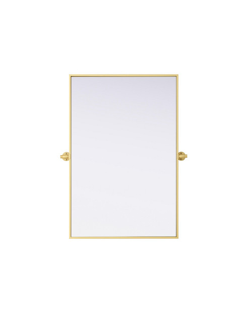 Elegant Lighting - MR6H2436BRA - Mirror - Amoura - Brass
