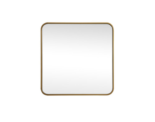 Elegant Lighting - MR802424BR - Mirror - Evermore - Brass