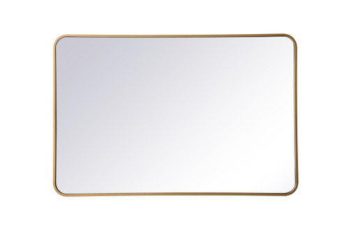 Elegant Lighting - MR802842BR - Mirror - Evermore - Brass