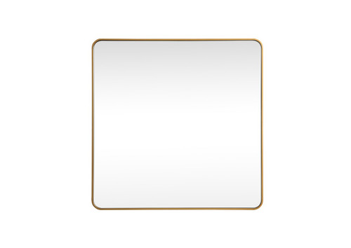 Elegant Lighting - MR804848BR - Mirror - Evermore - Brass