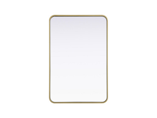 Elegant Lighting - MR8A2436BRA - Mirror - Remy - Brass