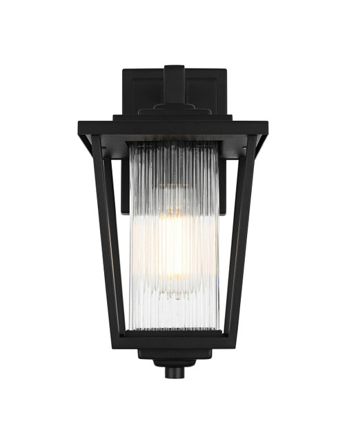Elegant Lighting - OD305W13BK - One Light Outdoor Wall Sconce - York - Black