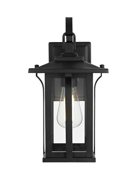 Elegant Lighting - OD327W14BK - One Light Outdoor Wall Sconce - Thayer - Black
