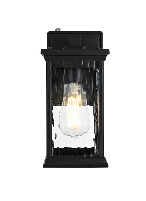 Elegant Lighting - OD336W11BK - One Light Outdoor Wall Sconce - Mascher - Black