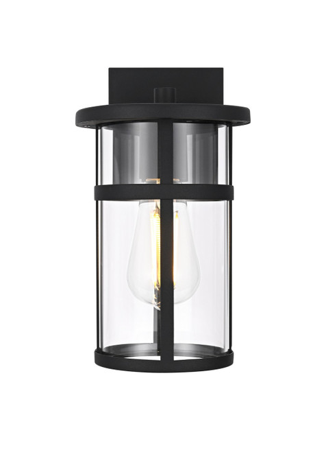 Elegant Lighting - OD406W11BK - One Light Outdoor Wall Sconce - Henrik - Black
