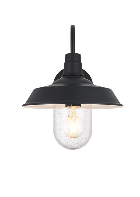 Elegant Lighting - OD415W15BK - One Light Outdoor Wall Sconce - Rayan - Black