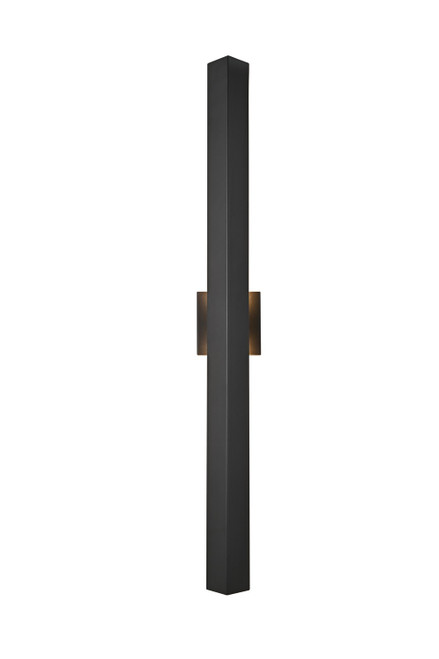 Elegant Lighting - OD505W38BK - LED Outdoor Wall Sconce - Troy - Black