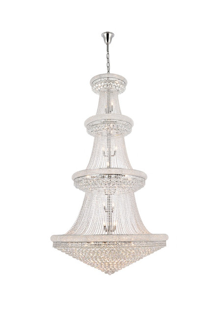 Elegant Lighting - V1800G54C/RC - 48 Light Chandelier - Primo - Chrome
