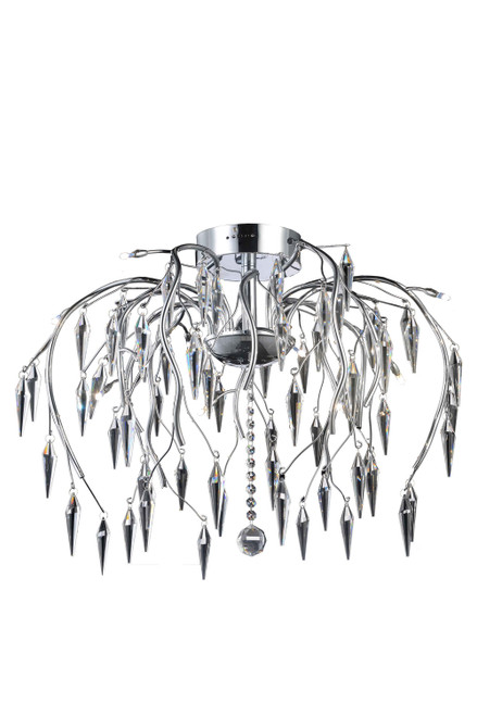 Elegant Lighting - V5008F24C/EC - 12 Light Flush Mount - Amour - Chrome