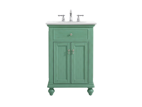 Elegant Lighting - VF12324VM-VW - Single Bathroom Vanity - Otto - Vintage mint