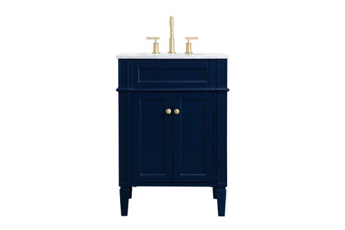 Elegant Lighting - VF12524BL - Single Bathroom Vanity - Park Avenue - blue
