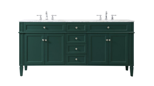 Elegant Lighting - VF12572DGN - Double Bathroom Vanity - Park Avenue - green