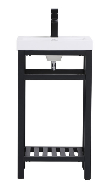 Elegant Lighting - VF14018BK - Single Bathroom Vanity - Raya - black