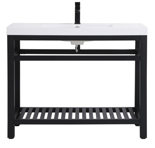 Elegant Lighting - VF14042BK - Single Bathroom Vanity - Raya - black