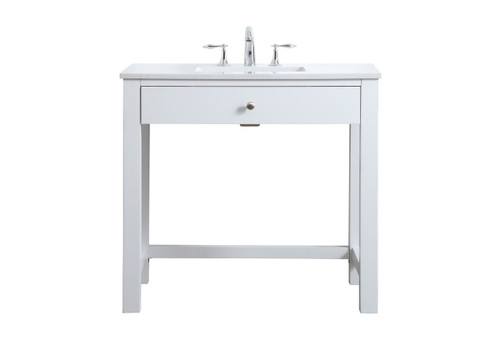 Elegant Lighting - VF14836WH - Bathroom Vanity - Hudson - White