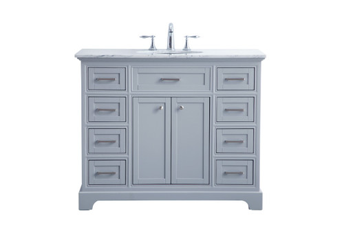 Elegant Lighting - VF15042GR - Single Bathroom Vanity Set - Americana - light grey