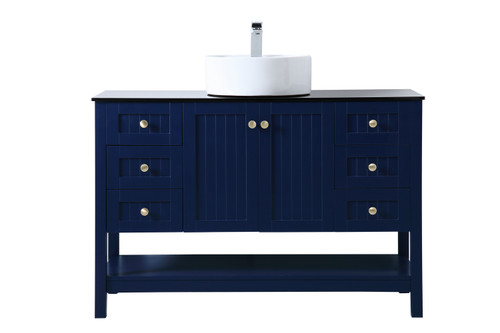 Elegant Lighting - VF16248BL - Vessel Sink Bathroom Vanity - Ralph - Blue