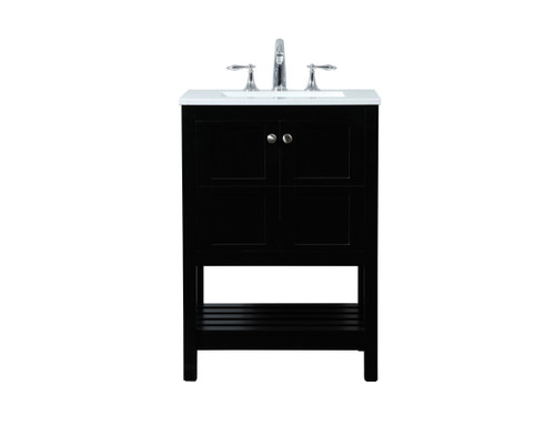 Elegant Lighting - VF16424BK - Vanity Sink Set - Theo - black