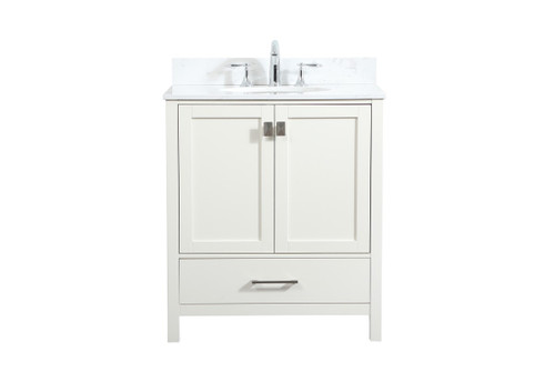 Elegant Lighting - VF18830WH-BS - Vanity Sink Set - Irene - white