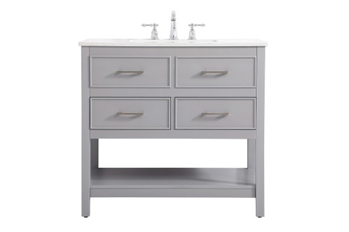 Elegant Lighting - VF19036GR - Vanity Sink Set - Sinclaire - gray