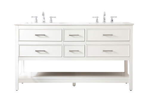 Elegant Lighting - VF19060DWH - Vanity Sink Set - Sinclaire - white