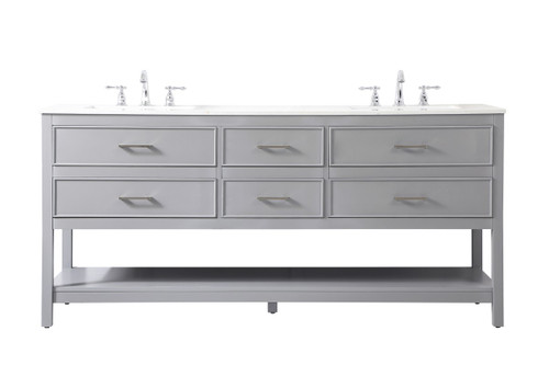 Elegant Lighting - VF19072DGR - Vanity Sink Set - Sinclaire - gray