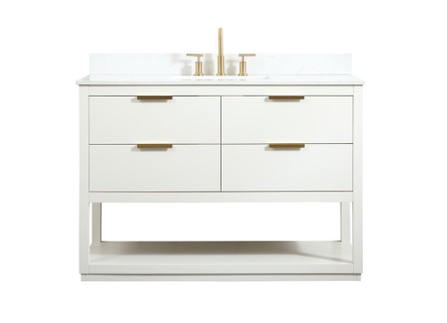 Elegant Lighting - VF19248WH-BS - Vanity Sink Set - Larkin - white