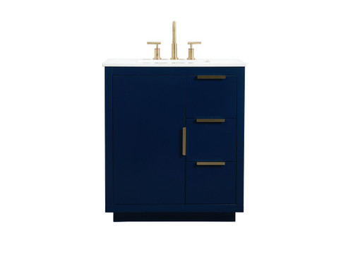 Elegant Lighting - VF19430BL - Vanity Sink Set - Blake - blue