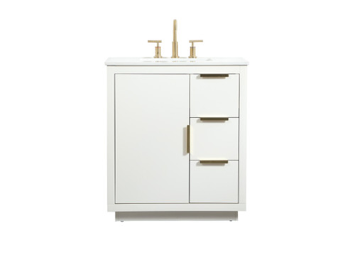 Elegant Lighting - VF19430WH - Vanity Sink Set - Blake - white