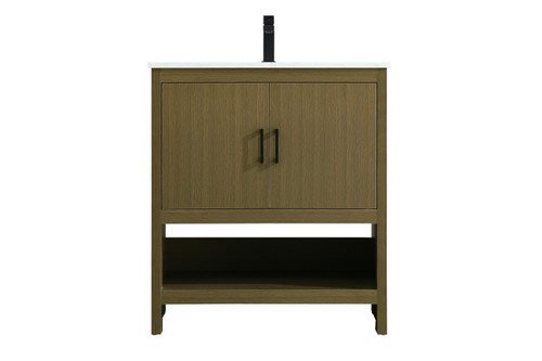 Elegant Lighting - VF25230MCB - Bathroom Vanity - Ira - Chestnut Brown