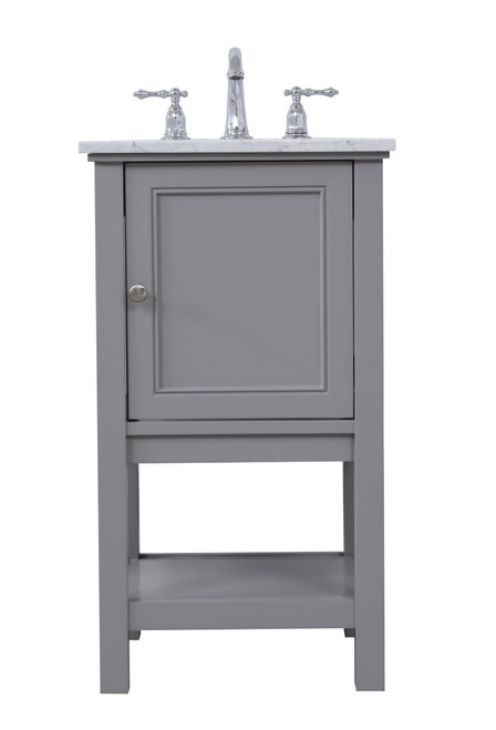 Elegant Lighting - VF27019GR - Single Bathroom Vanity Set - Metropolis - Grey