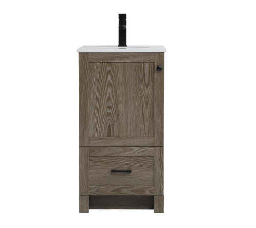 Elegant Lighting - VF2818WO - Single Bathroom Vanity - Soma - weathered oak