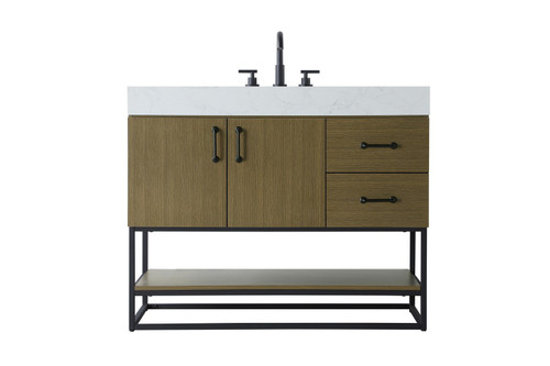 Elegant Lighting - VF29242MCB - Bathroom Vanity - Caroline - Chestnut Brown