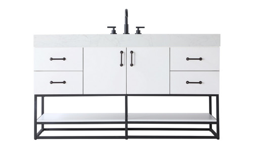 Elegant Lighting - VF29260WH - Bathroom Vanity - Caroline - White