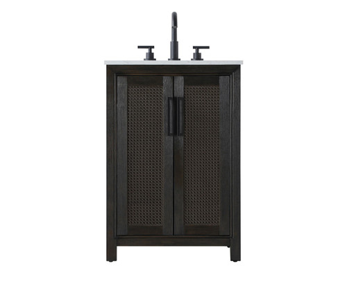 Elegant Lighting - VF29524CO - Bathroom Vanity - Alina - Chocolate Oak