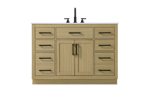Elegant Lighting - VF29748MHB - Bathroom Vanity - Alden - Honey Brown