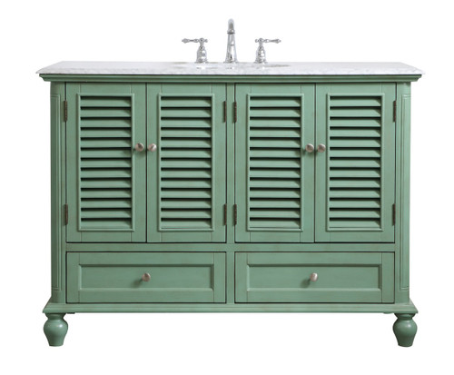Elegant Lighting - VF30548VM - Single Bathroom Vanity - Rhodes - vintage mint