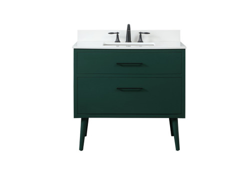 Elegant Lighting - VF41036MGN-BS - Vanity Sink Set - Boise - Green