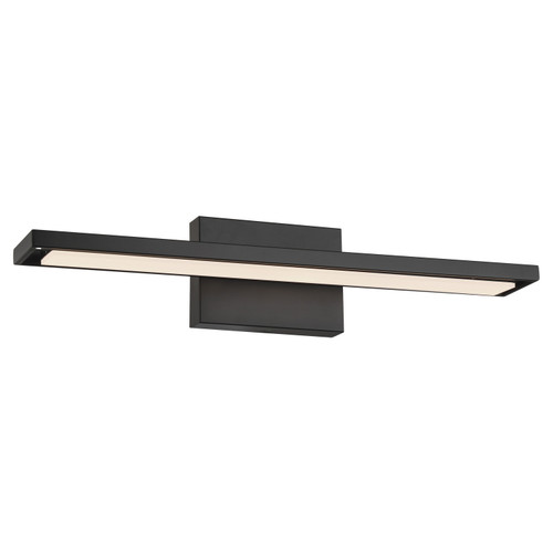 George Kovacs - P5581-66A-L - LED Bath Vanity - Parallel - Coal Black