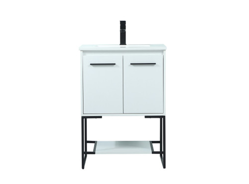Elegant Lighting - VF42524MWH - Vanity Sink Set - Sloane - White