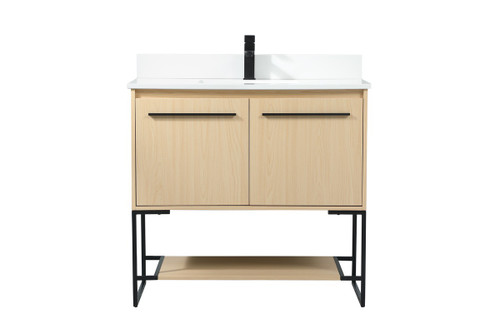 Elegant Lighting - VF42536MMP-BS - Vanity Sink Set - Sloane - Maple