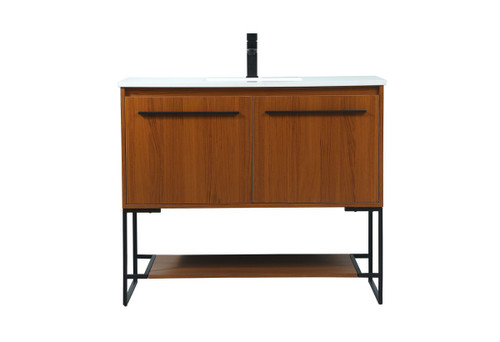 Elegant Lighting - VF42540MTK - Vanity Sink Set - Sloane - Teak